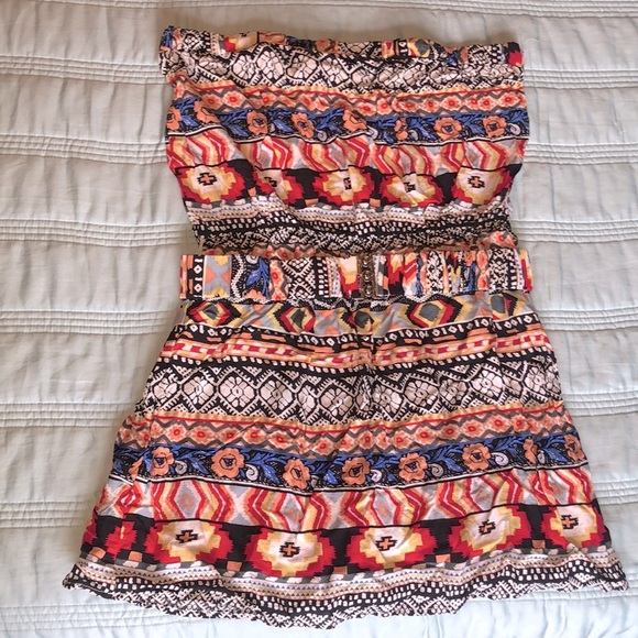 Forever 21 Multicolor Tribal Print Tank Top - Picture 1 of 7